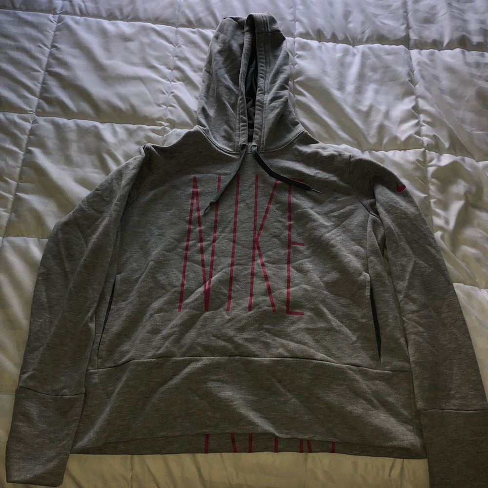 Grey Nike sweatshirt